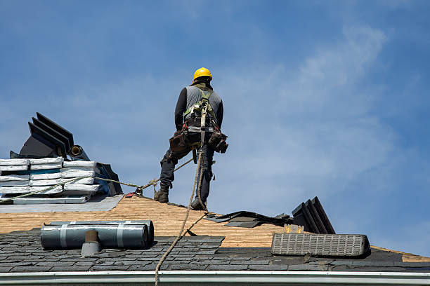 Professional Storm Damage Roof Repair technician working in Napa, CA
